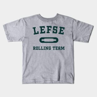 Lefse Rolling Team Kids T-Shirt